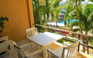 Poolside Isla Mujeres vacation rental .