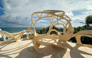 Architecture on Isla Mujeres Villa Limikai with Lost Oasis